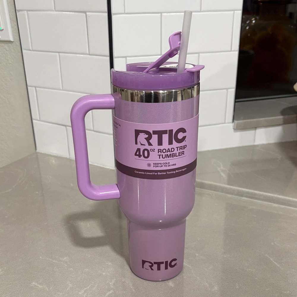 Lavender 40 oz Tumbler with 3-in-1 Lid